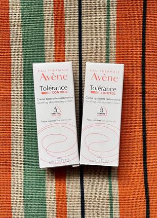 Успокаивающий крем для восстановления кожи avene tolerance control soothing skin recovery cream, france 🇫🇷