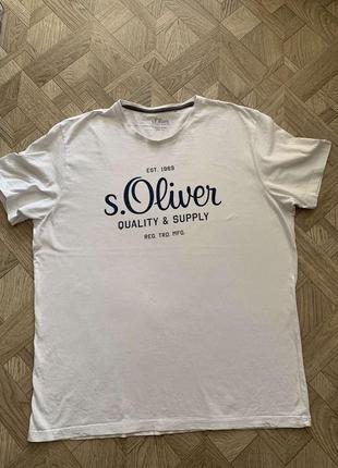 Оригинальная футболка большого размера 2xl s.oliver