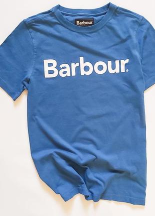 Футболка синя barbour