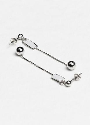 Серебряные серьги