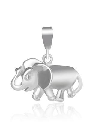 Серебряный подвес "слоник"