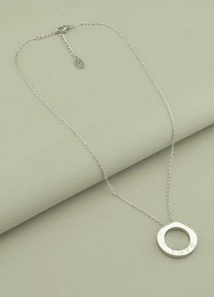 Подвески'stainless steel' фианит 40 см. (розий) 117559