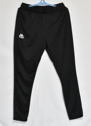 Черные спортивные штаны kappa; размер s мужские, удобные, стильные