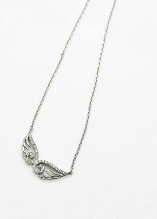 Серебряное колье с фианитами