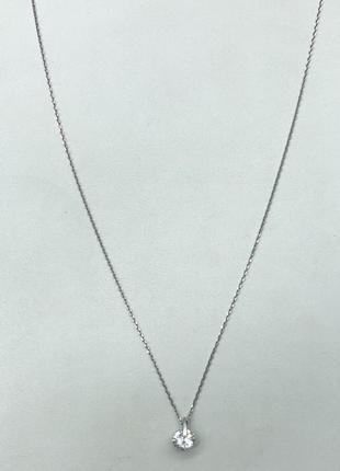 Серебряное колье с фианитами