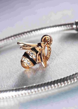 Серебряная подвеска 875 со вставкой фианит/эмаль