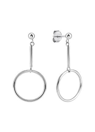 Срібні сережки