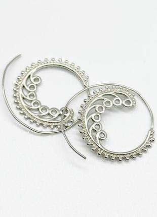 Серебряные серьги
