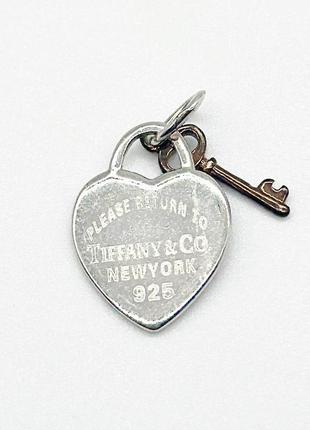 Срібна підвіска в стилі "tiffany"