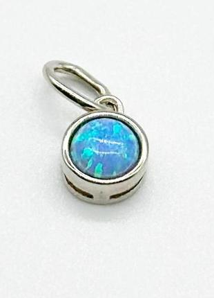 Серебряная подвеска с опалом