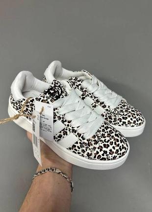 Кроссовки adidas foam campus 00s 'cream leopard'