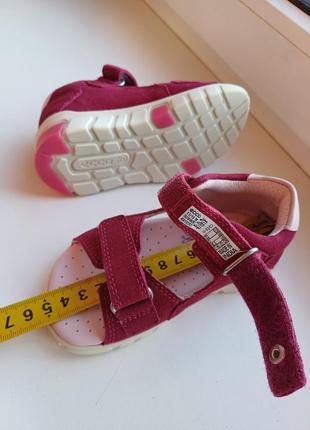 Дитячі сандалії ecco mini stride sandal (761101(05293)) з анатомічною колодкою розміри 23,256 фото