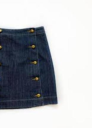 Michael kors джинсовая мини юбка р s оригинал
