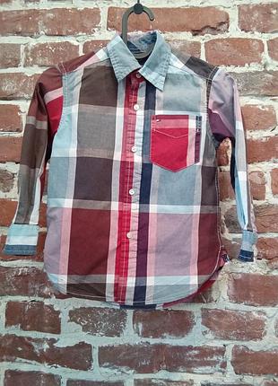 Рубашка в клетку toomy hilfiger