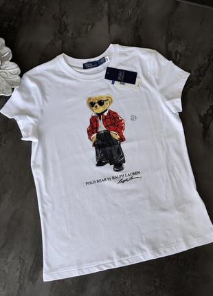 Футболка polo ralph lauren bear с культовым мишкой