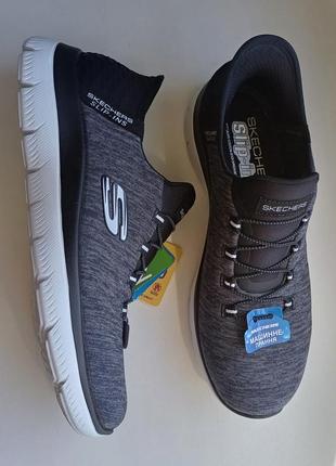 Кросівки skechers slipins summits dazzling haze 149937 bkw розміри 36,39,40,41