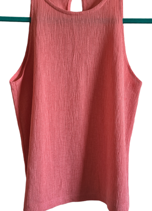 Блуза топ жатка летняя розовая коралловая