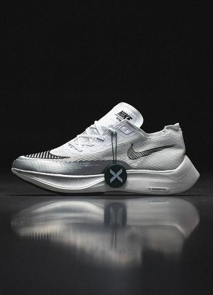 Кроссовки мужские nike air zoom vaporfly white grey