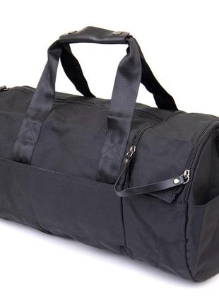 Спортивная сумка текстильная vintage 20640 черная