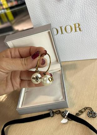 Діор сережки / dior