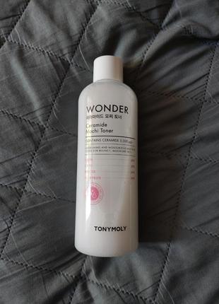 Тонер для лица с керамидами tony moly wonder ceramide mochi toner 500ml