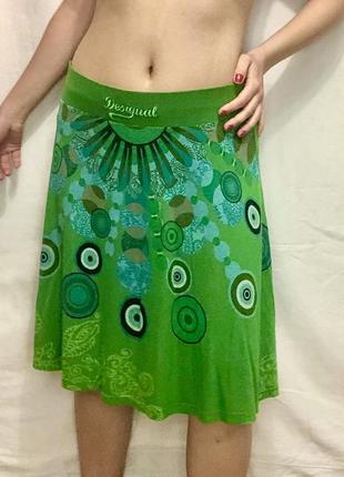 Винтажная юбка солнце desigual y2k