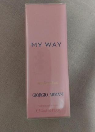 My way giorgio armani парфумована вода, 15 мл оригінал