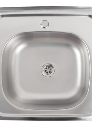 Кухонная мойка из нержавеющей стали platinum сатин 5050 (0,5/160 мм)