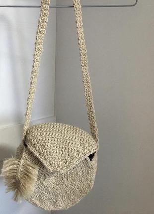 Плетеная сумка ручной работы