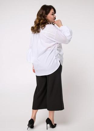 Жіноча сорочка "кпенія" (білий)3 фото