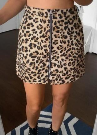 Леопардовая юбка от primark