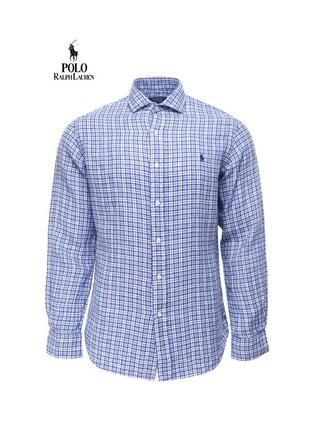 Чоловіча  лляна сорочка polo ralph lauren оригінал [  l ]