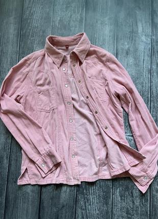 Рубашка ольвет розовый распродаж❗️
