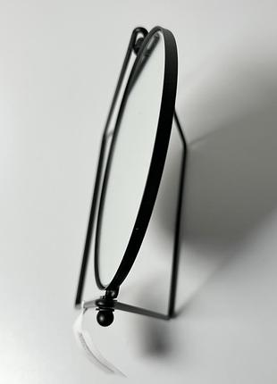 Настольное зеркало h&amp;m фирменное стильное актуальное черное круглое