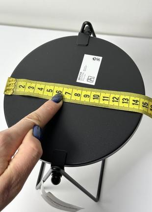 Настольное зеркало h&amp;m фирменное стильное актуальное черное круглое