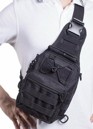 Качественная тактическая сумка, укрепленная мужская сумка, рюкзак тактический слинг.