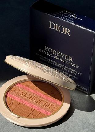 Бронзер dior forever natural bronze glow  - limited edition,  відтінок 052 rosy bronze