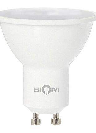Світлодіодна лампа biom bt-572 mr16 7w gu10 4500к матова
