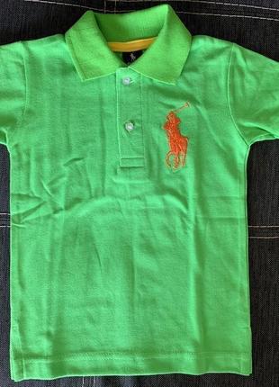 Polo ralph lauren детская футболка поло на 3-4 года