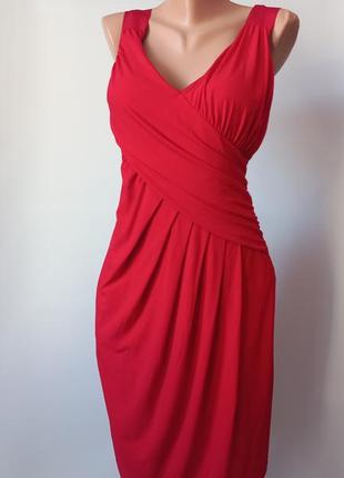 Красное вечернее платье 46 48 размер