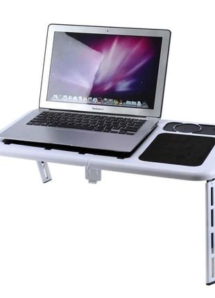 Столик-підставка для ноутбука з охолодженням nbz e-table складаний з кулером