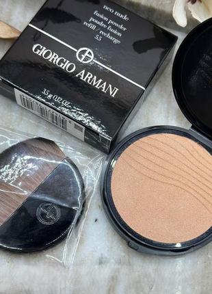 Пудра-ілюмінатор - giorgio armani neo nude fusion powder