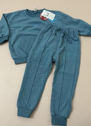 Легкий костюм на хлопчика 104-110 см 4-5 років світшот і штани waikiki