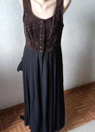 Платье баварское, сарафан дырцель,октоберфест, ёрольский винтаж.