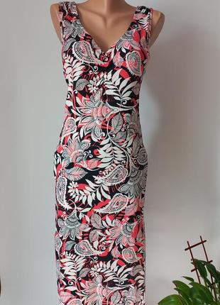 Длинное платье сарафан 54 52 размер новое натуральное ткань