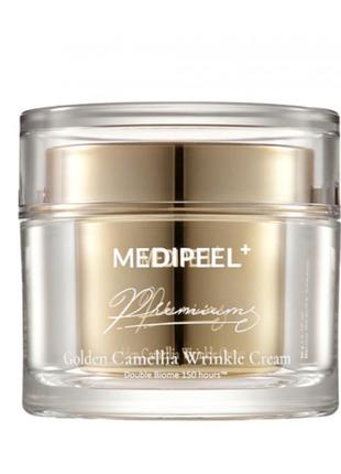 Антивозрастной крем с экстрактом золота medi peel peptide 9 golden camellia wrinkle cream,50 мл