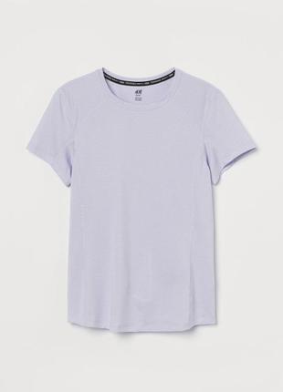 Лавандова спортивна футболка h&m sport training