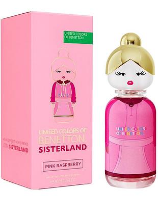 United colors of benetton sisterland pink raspberry туалетна вода