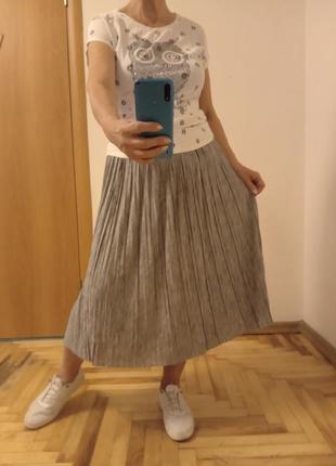 Хорошенькая трикотажная легкая юбка, размер 18