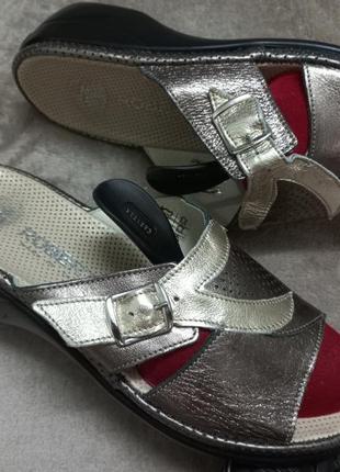Босоножки шлепанцы кожа жен 39р.robert италии